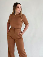 Conjunto de pantalon y franela color Mocca