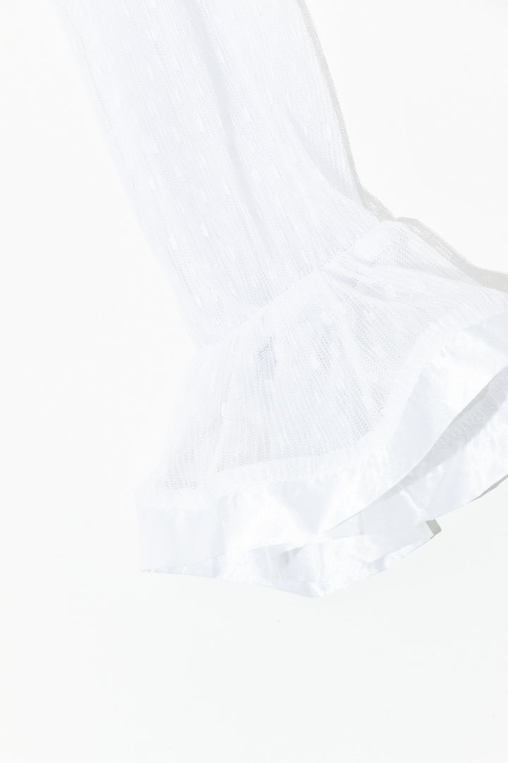 CropTop tipo Corsét con Mangas Transparentes