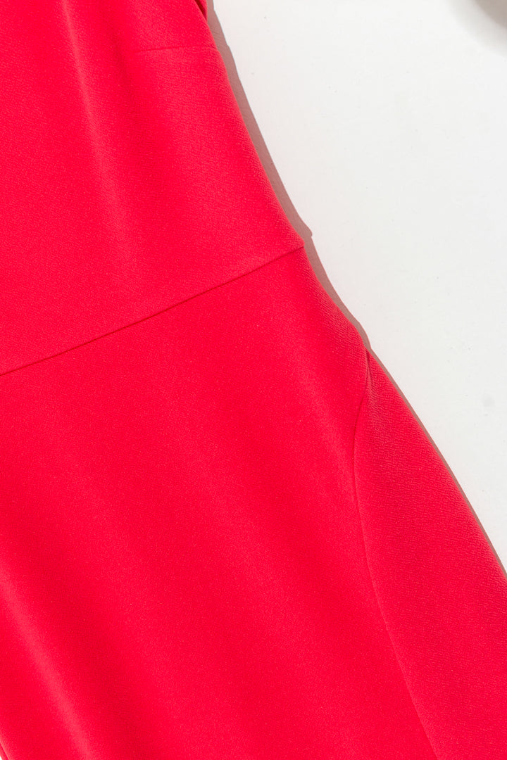 Vestido Asymmetric Red